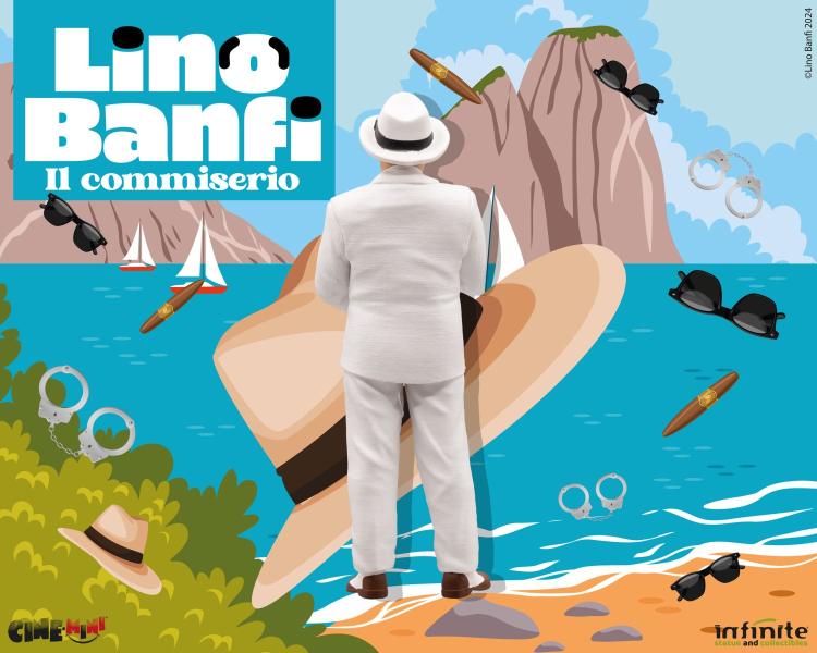 Infinite - Lino Banfi "Il Commiserio" Lo Gatto Cine-Mini Statua Figure Pvc 11Cm