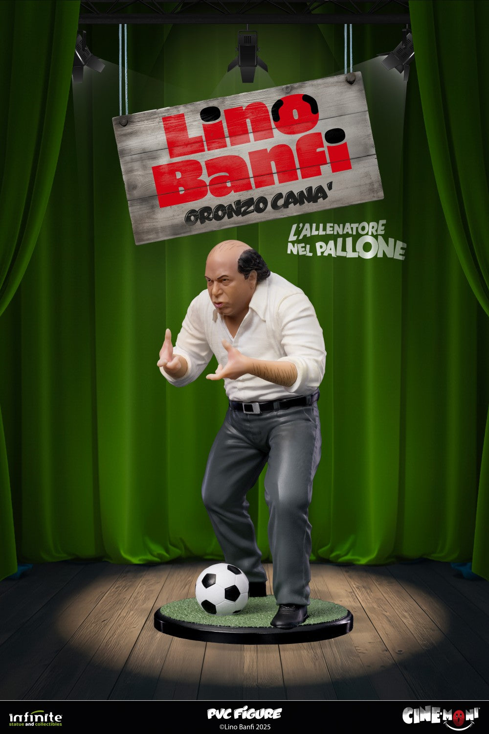 Infinite - Lino banfi Oronzo Cana Cine-Moni Pvc Mini Figure 1:10 da 15Cm (Preorder) Statuetta