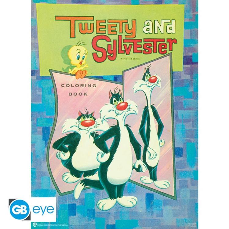 ABYSTYLE (LOONEY TUNES) SET 2 CHIBI POSTER: "TWEETY & SYLEVESTER" (52X38) GB EYE