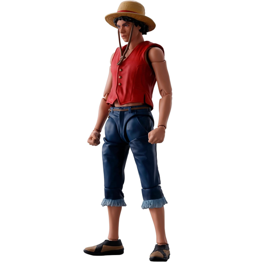 BANDAI SH FIGUARTS ONE PIECE: MONKEY D.LUFFY TAMASHI FIGURE SERIE NETFLIX 15CM