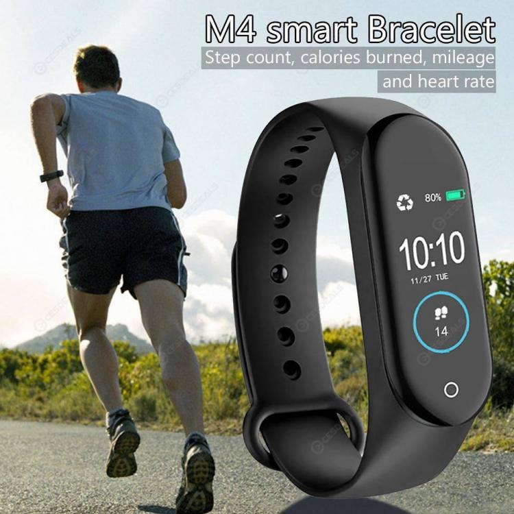 Smartwatch Orologio M4 Smart Band Tracker Cardiofrequenzimetro Per Fitness Sport