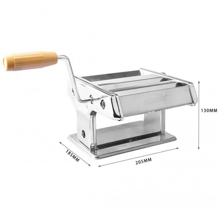 Macchina Per Pasta Fresca Manuale Sfogliatrice Acciaio Inox Rullo 9 Posizioni