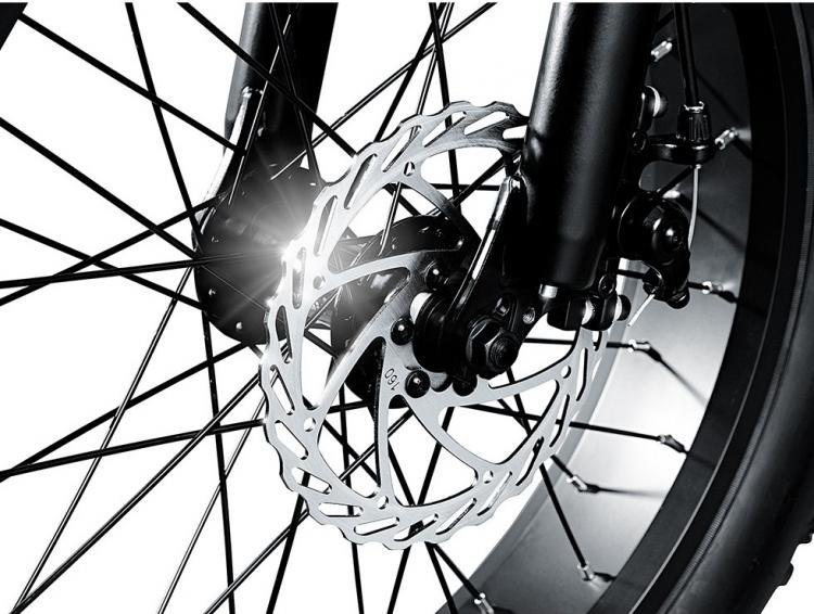 BICICLETTA ELETTRICA FAT-BIKE PIEGHEVOLE A PEDALATA ASSISTITA 20" 250W ICON.E V