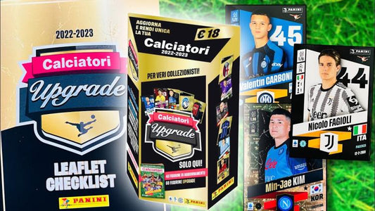 CALCIATORI PANINI 2022-2023 UPGRADE SET AGGIORNAMENTO BLASTER BOX GIOCATORI 2023