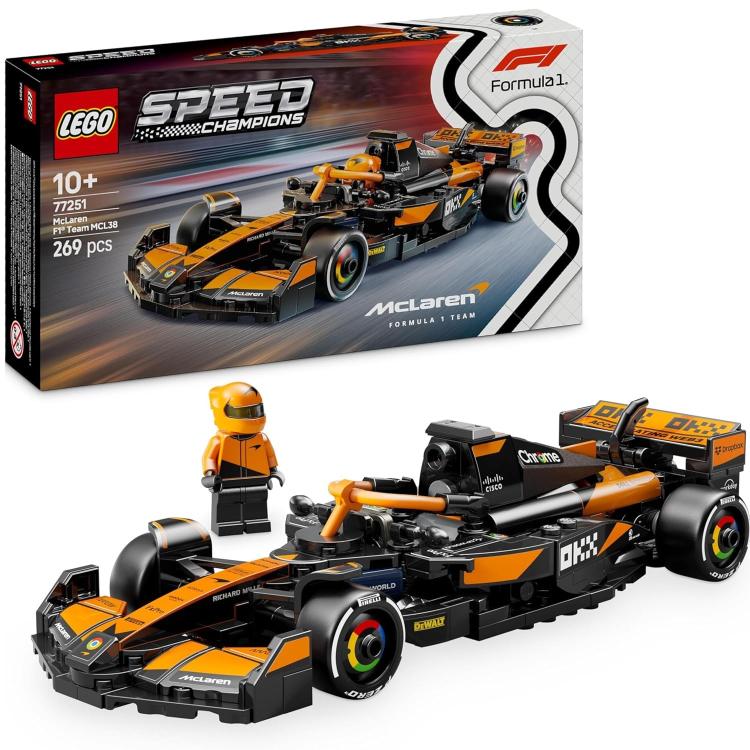 Lego Speed Champions Mclaren F1 Team 77251 Modellino Auto Formula 1 Costruzione