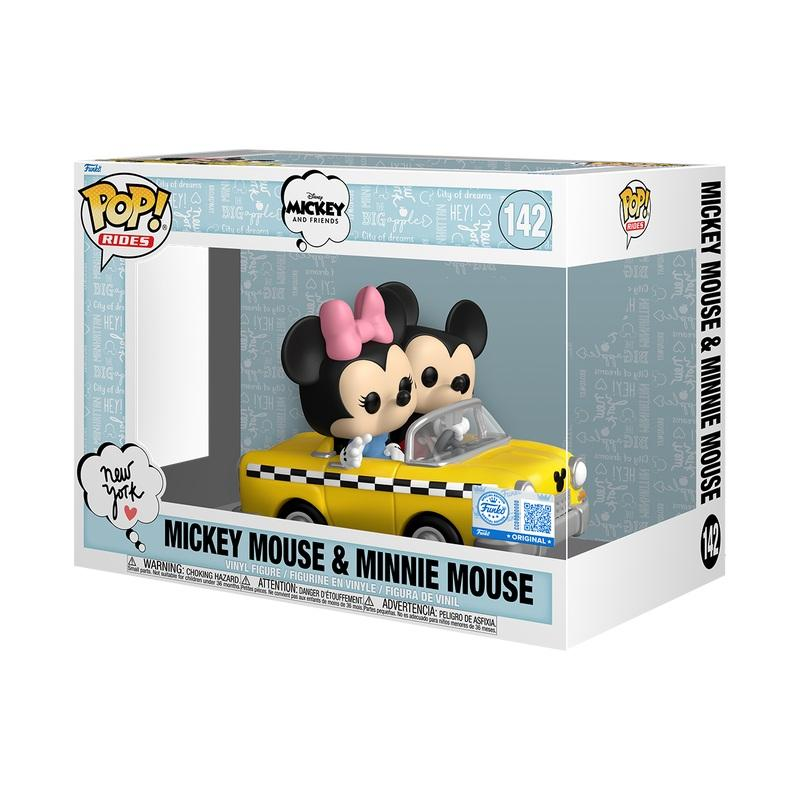 Funko Pop ! Rides: Mickey And Friends - (142) Mickey Mouse & Minnie Muose Vinyl Figure 15cm