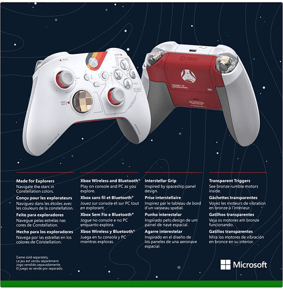 CONTROLLER MICROSOFT XBOX SERIE X/S STARFIELD LIMITED EDITION XBOX ONE PC NUOVO