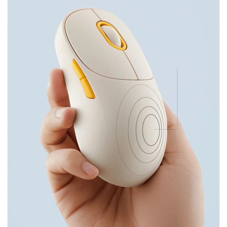 Xiaomi Mouse Wireless 3 White Bianco Luci A Led Laser Senza Fili Bluetooth Wifi