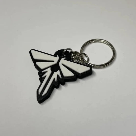 Pyramid Portachiavi (The Last Of Us Fireflies Logo) - Keychain In Gomma