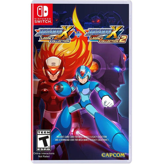 Mega Man X Legacy Collection 1 + 2 - Nintendo Switch Videogioco Retro Game Uk