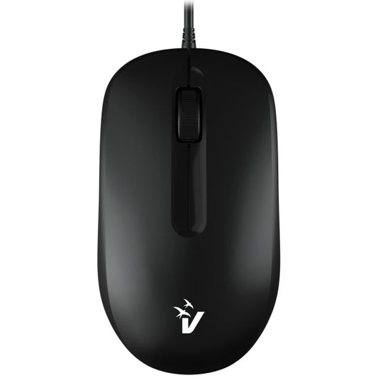 Vultech Essence Mouse Usb Con Filo 3 Pulsanti Ottico 1200 Dpi Pc Laptop Desktop