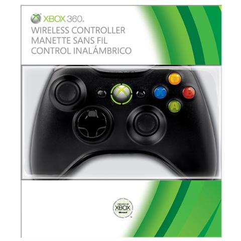 CONTROLLER WIRELESS XBOX 360 NERO MICROSOFT ORIGINALE PAD JOYSTICK SENZA FILO