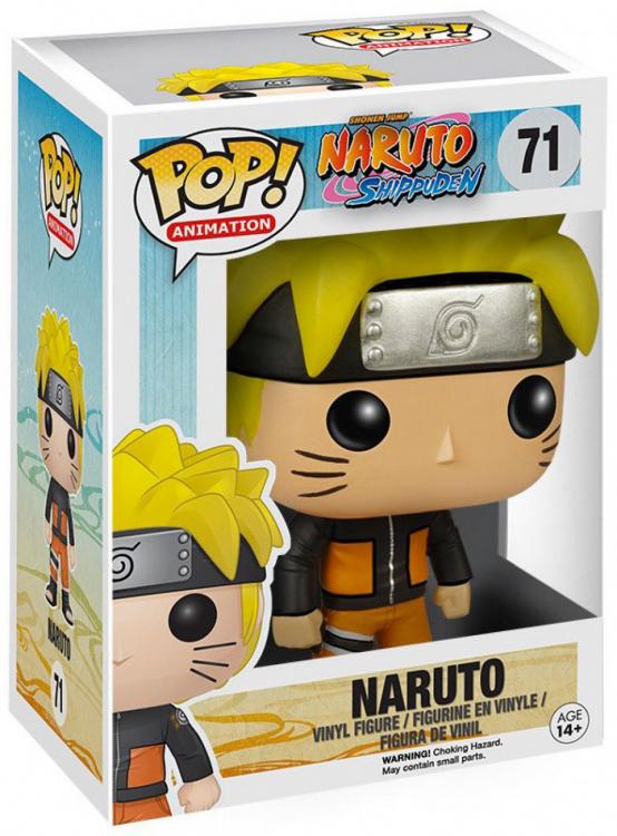 Funko Pop ! Animation Naruto Shippuden (71) Naruto Vinyl Figure 9Cm Anime Nuova