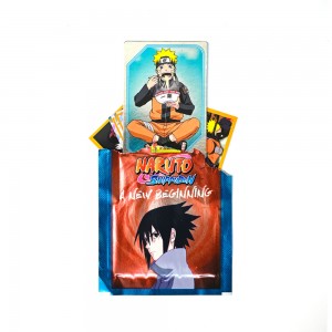 Naruto Shippuden Sticker Panini Ecoblister 5 Bustine + 5 Card + 1 Card Limited