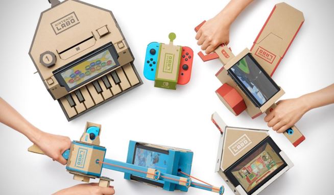 Nintendo Switch Labo Set Personalizzazione - Customization Kit Nuovo Accessori