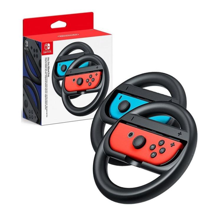 Joy-Con Coppia Volanti Nintendo Switch Controller Auto Mario Kart 8 Wheel Pair