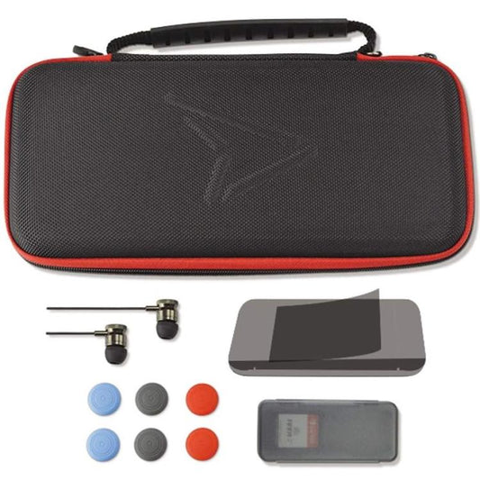 Steel-Play Custodia + 11 Accessori Nintendo Switch Cuffie Cover Joy-Con Schermo