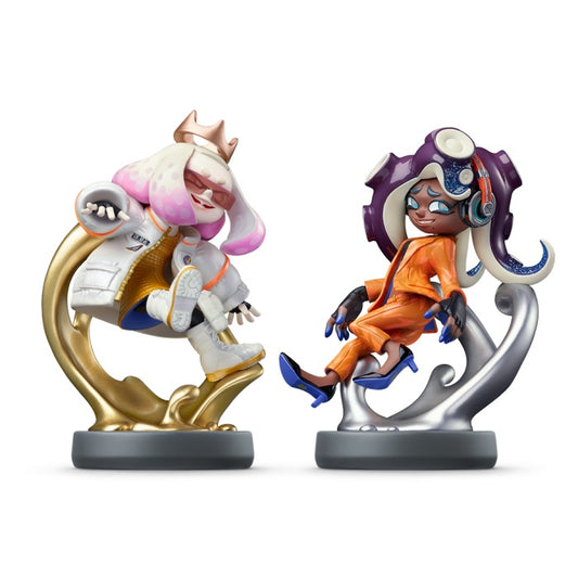 Amiibo Splatoon 3 Alga E Nori (Pearl & Marina) Nintendo Switch Set Torre Ordine
