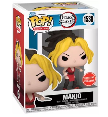 Funko Pop ! Animation Demon Slayer - (1538) Makio Figure Gamestop Exclusive 9Cm