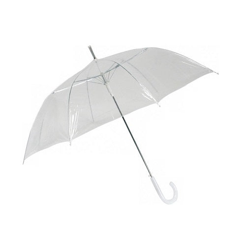 Ombrello Donna Uomo Automatico a Cupola Trasparente Pioggia Matrimonio Sposi