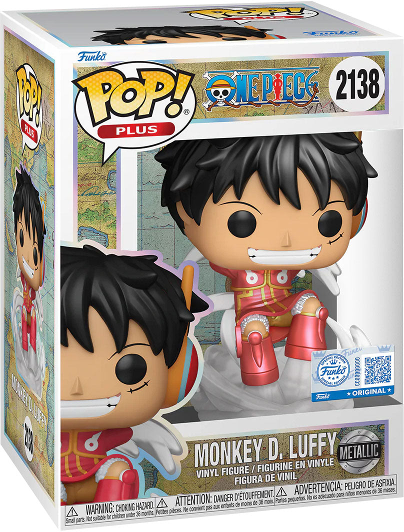 Funko Pop! Plus One Piece (2138) Monkey D. Luffy (Egghead Metallic Special) 9cm