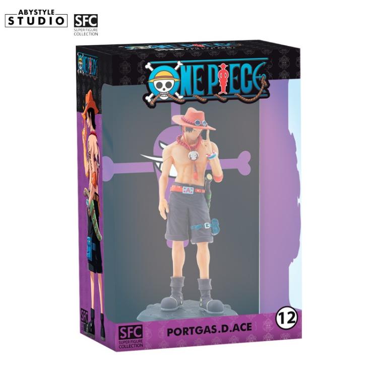 ABYSTYLE - SFC ONE PIECE: "PORTGAS D.ACE" 12 SUPER FIGURE STATUETTA RUFY 18CM