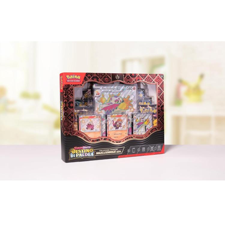Pokemon Collezione Premium Scarlatto E Violetto Destino Di Paldea Skeledirge-Ex