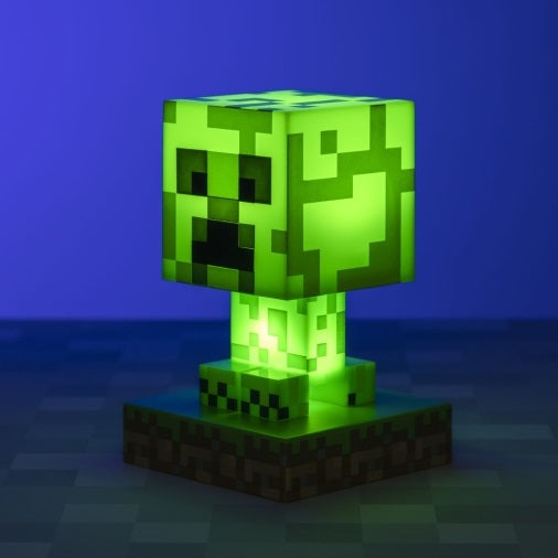 Paladone Minecraft Creeper Light Icons Bdp Lampada Notte 3D Gioco Led Pp9066Mcf