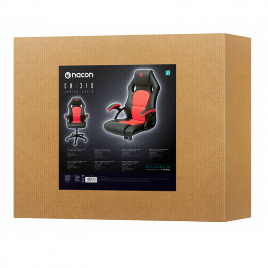 Nacon Sedia Gaming Pcch-310 Rossa Poltrona Da Ufficio Regolabile Ps4 Ps5 Xbox Pc