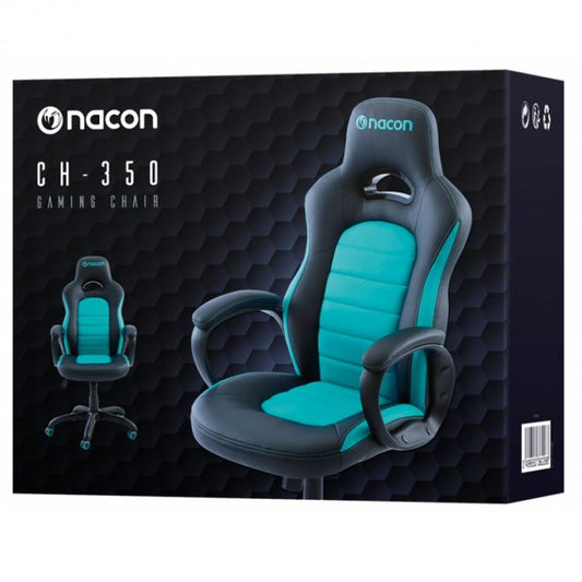 Nacon Sedia Gaming Pcch-350 Turchese Poltrona Da Ufficio Regolabile Reclinabile