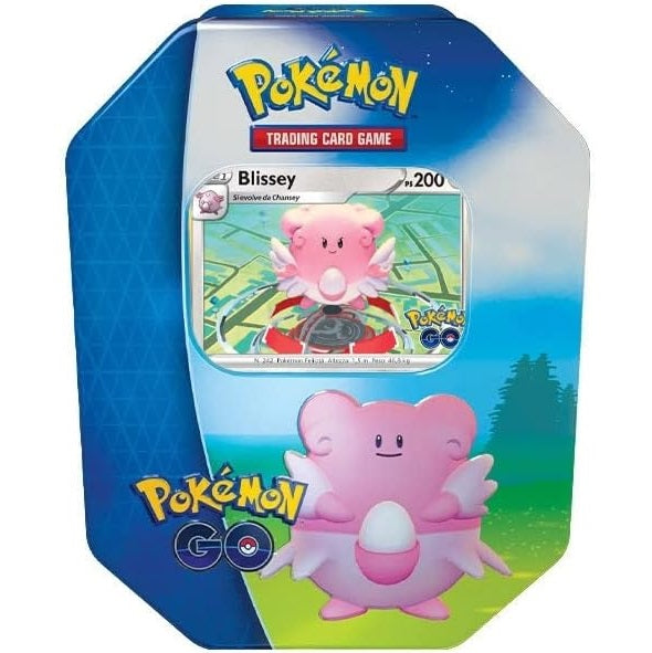 Pokemon Tin: Collezione "Pokemon Go" Spada E Scudo Tcg Pikachu Snorlax (Random)