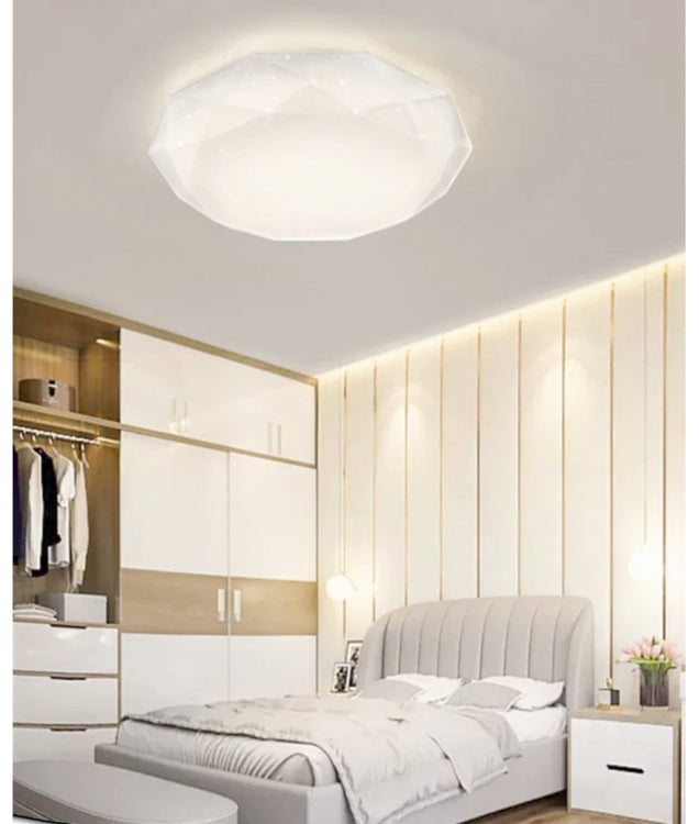 Plafoniera Led 24W Diamante Effetto Cielo Stellato | Luce Bianca Naturale 4000K