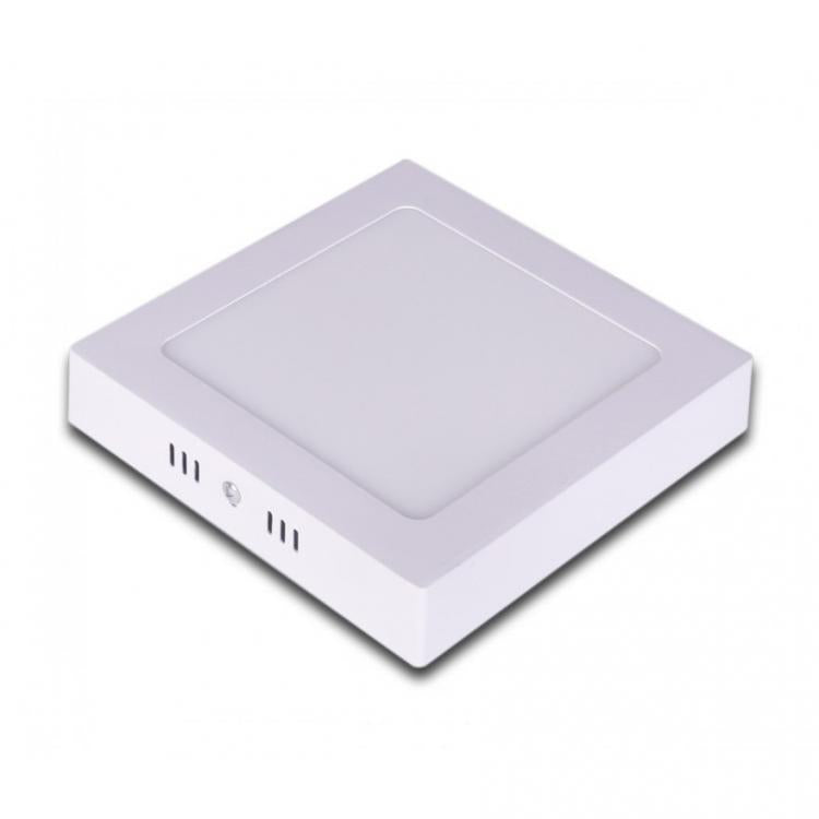 Plafoniera Esterno A Led Faretto Faro Pannello Quadrato |12W Luce Naturale 4000K