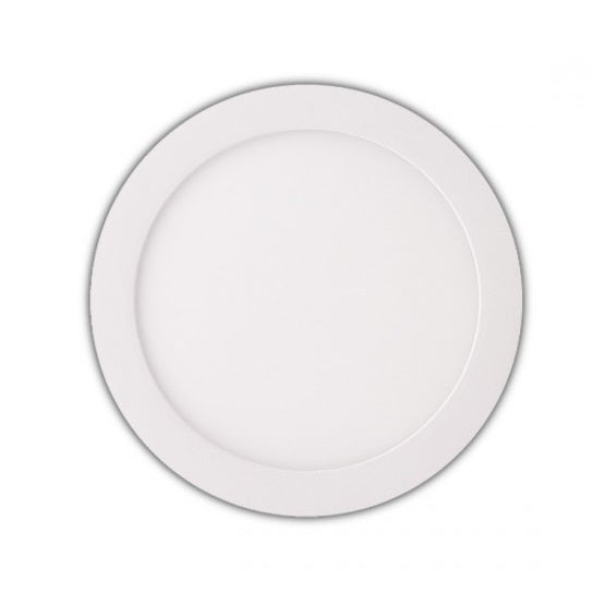 Plafoniera Esterno Led Faretto Faro Pannello Tonda Rotondo |12W Luce Calda 3000K