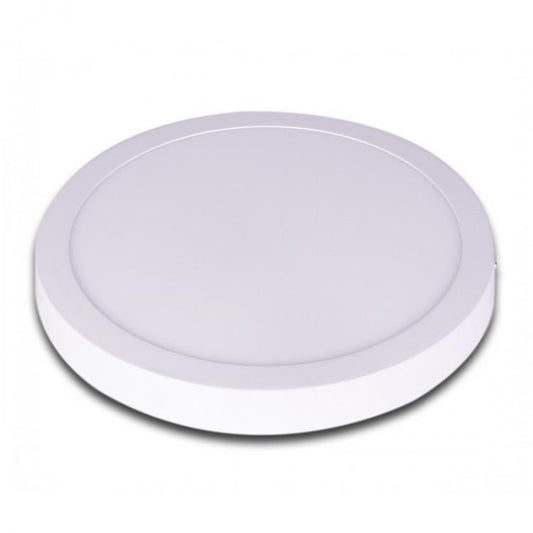 Plafoniera Esterno Led Faretto Faro Pannello |Tonda Rotondo 18W Luce Calda 3000K