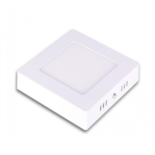 Plafoniera Esterno A Led Faretto Faro Pannello Quadrato | 6W Luce Naturale 4000K