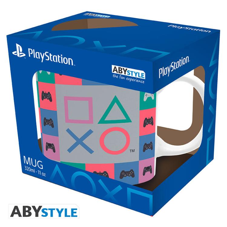 Abystyle - Tazza Controller Sony Playstation Logo Mug Bicchiere Collezione 320ml