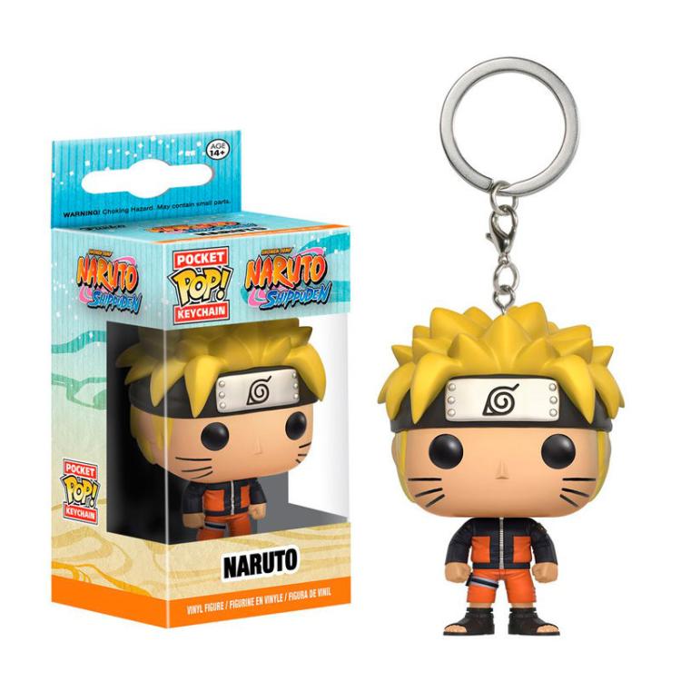 Funko Pop ! Pocket Keychain - Naruto Shippuden (Naruto) Key Portachiavi 4Cm