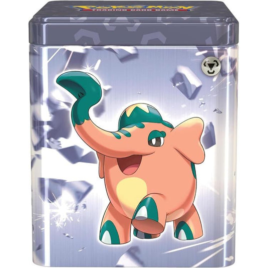 Pokemon Stacking Tin 2024 Tcg Gcc Scatola Impilabile Metallo Gioco Card Blu It