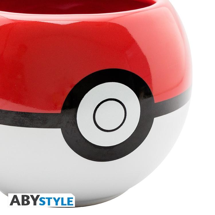 ABYSTYLE TAZZA 3D POKEMON: "POKEBALL" CERAMICA CAFFÈ TÈ BICCHIERE MANICO 500ML