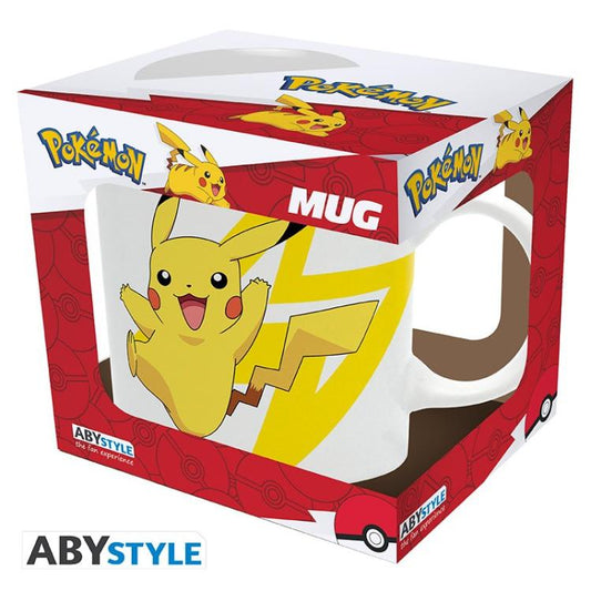 ABYSTYLE TAZZA POKEMON: "LOGO & PIKACHU" IN CERAMICA BICCHIERE CON MANICO 320 ML