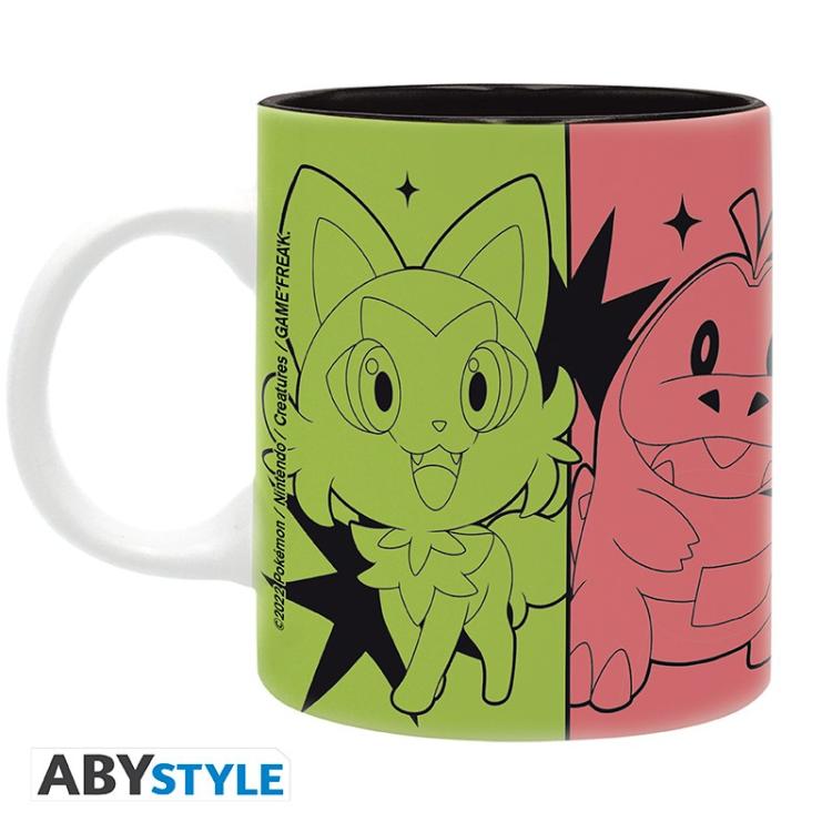 ABYSTYLE TAZZA POKEMON: "SCARLET & VIOLET STARTERS" CERAMICA CON MANICO 320 ML