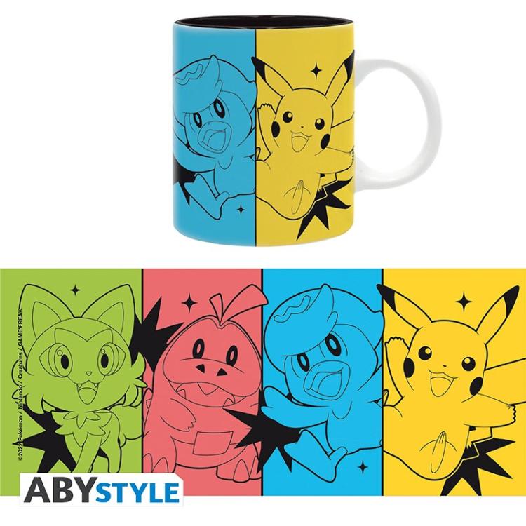 ABYSTYLE TAZZA POKEMON: "SCARLET & VIOLET STARTERS" CERAMICA CON MANICO 320 ML