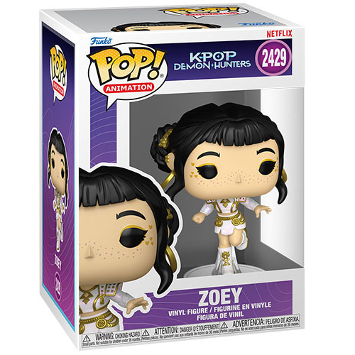 Funko Pop! Animation: KPop Demon Hunters - (2429) Zoey (What Sound) Figure 9cm