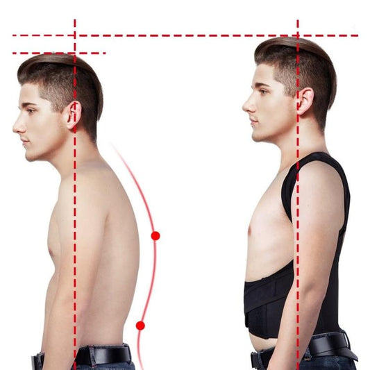 Tutore Correttore Posturale Supporto Schiena Fascia Busto Postura Spalle S-95Cm