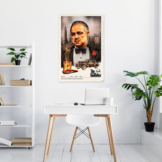 Maxi Poster Locandina del Film (Il Padrino) The Goodfather Incorniciabile 91x61 cm