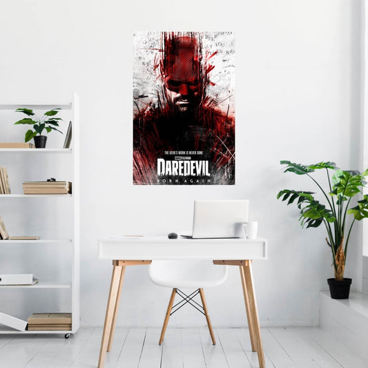 Maxi Poster Marvel - Daredevil: Born Again - a Parete per Cameretta Nerd, Ragazzi, Regalo, Licenza Ufficiale, Incorniciabile 91 x 61 cm