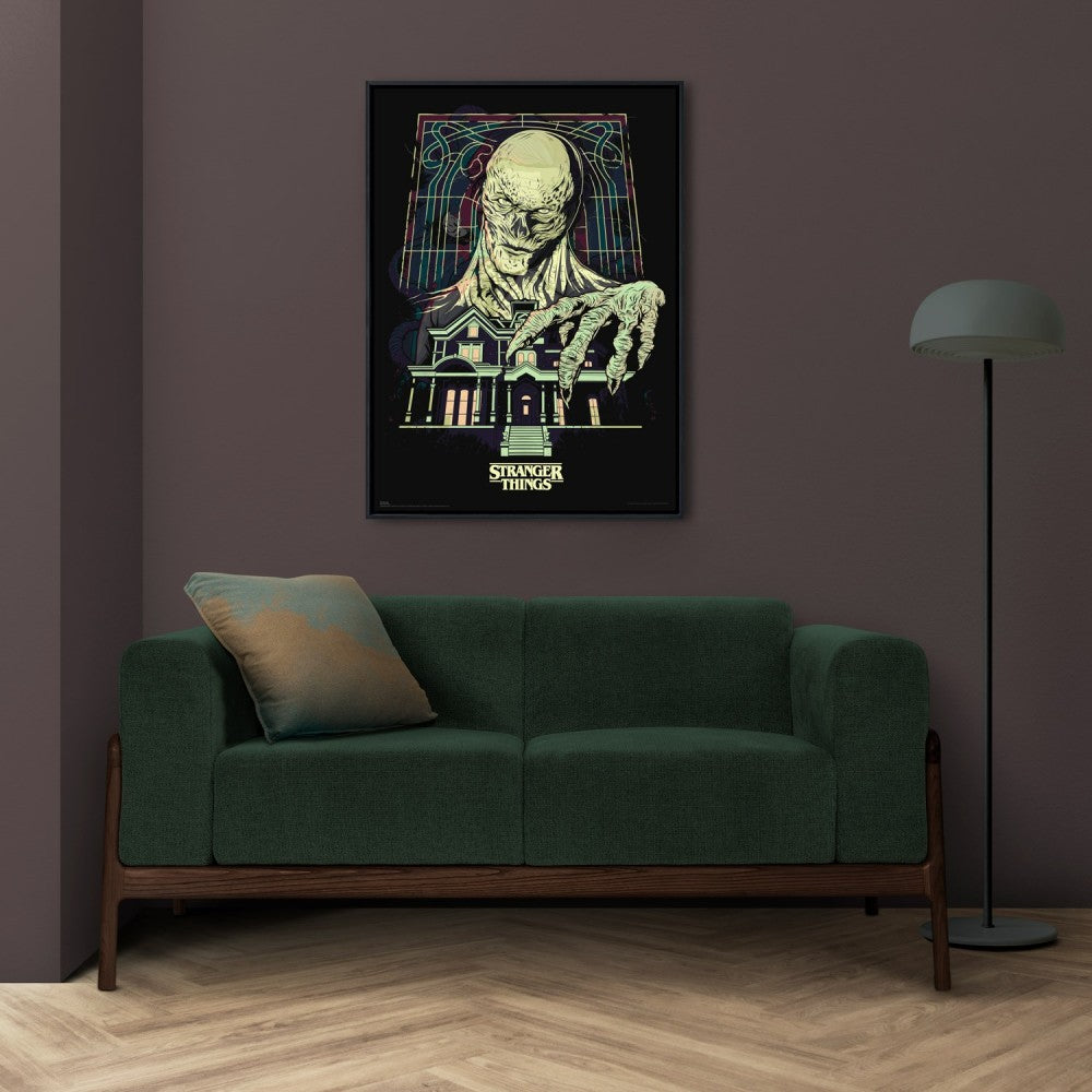 Poster Premium Luminoso (Stranger Things) Illumina al Buio Luminescente 50x70cm