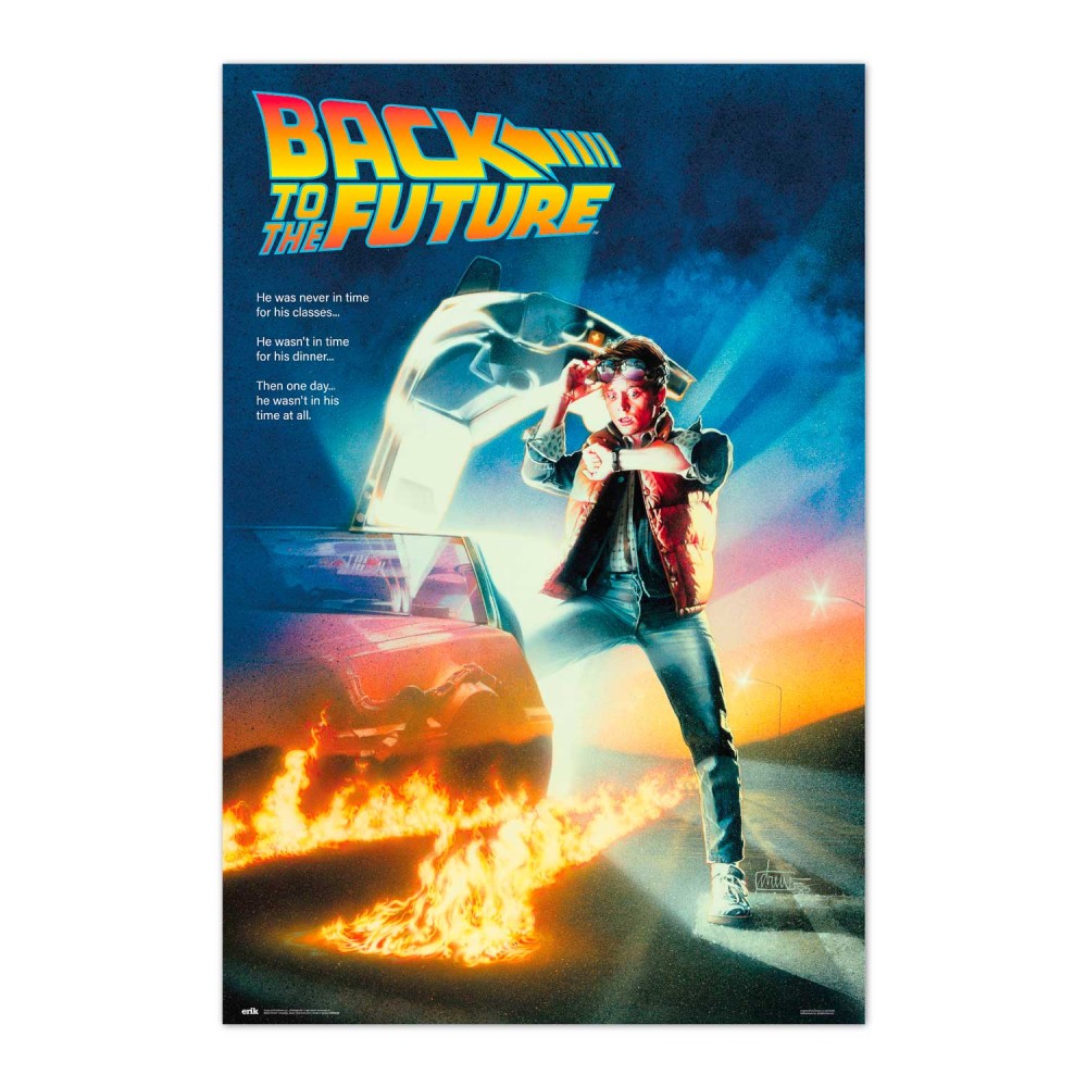 Maxi Poster Locandina del Film (Back To The Future 1) Ritorno Al Futuro 91x61 cm