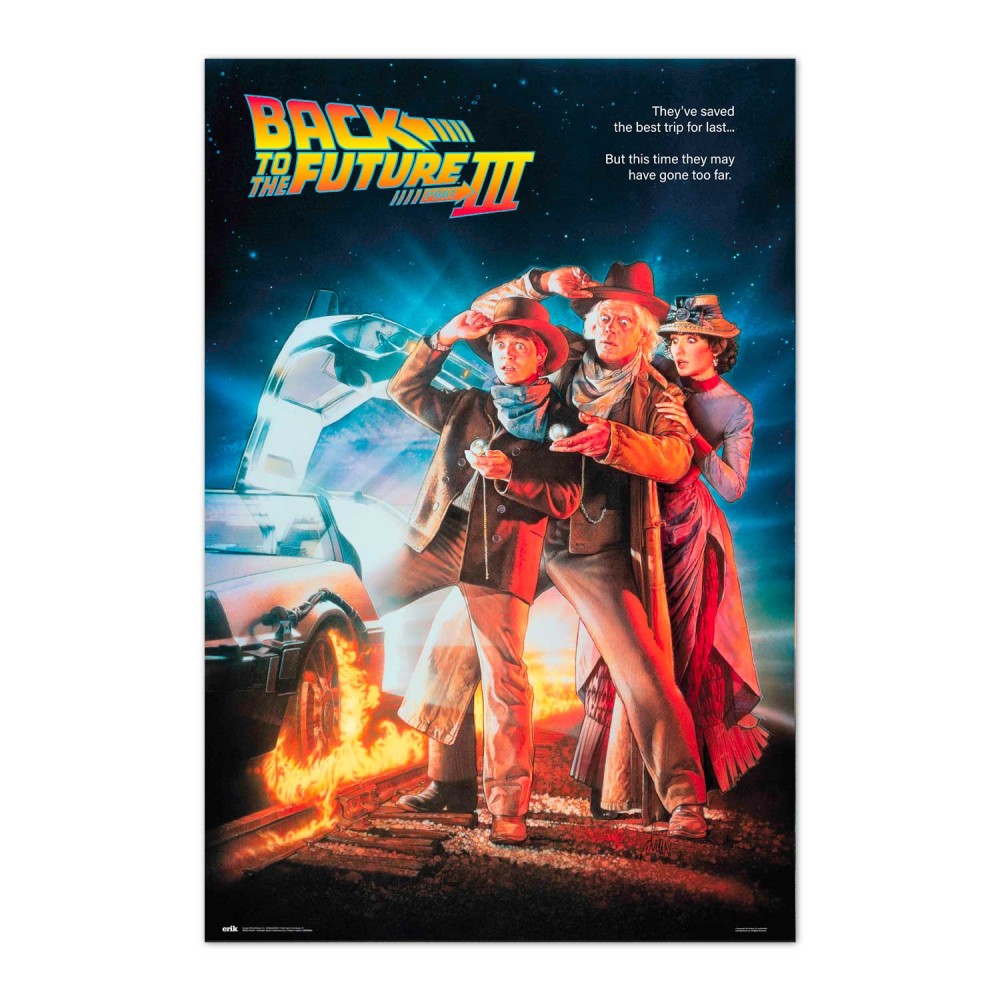 Maxi Poster Locandina del Film (Back To The Future 3) Ritorno Al Futuro 91x61 cm